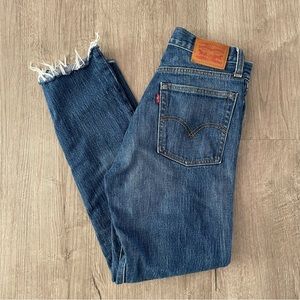 SOLD White Oak Cone Denim Levi’s Wedgie jeans